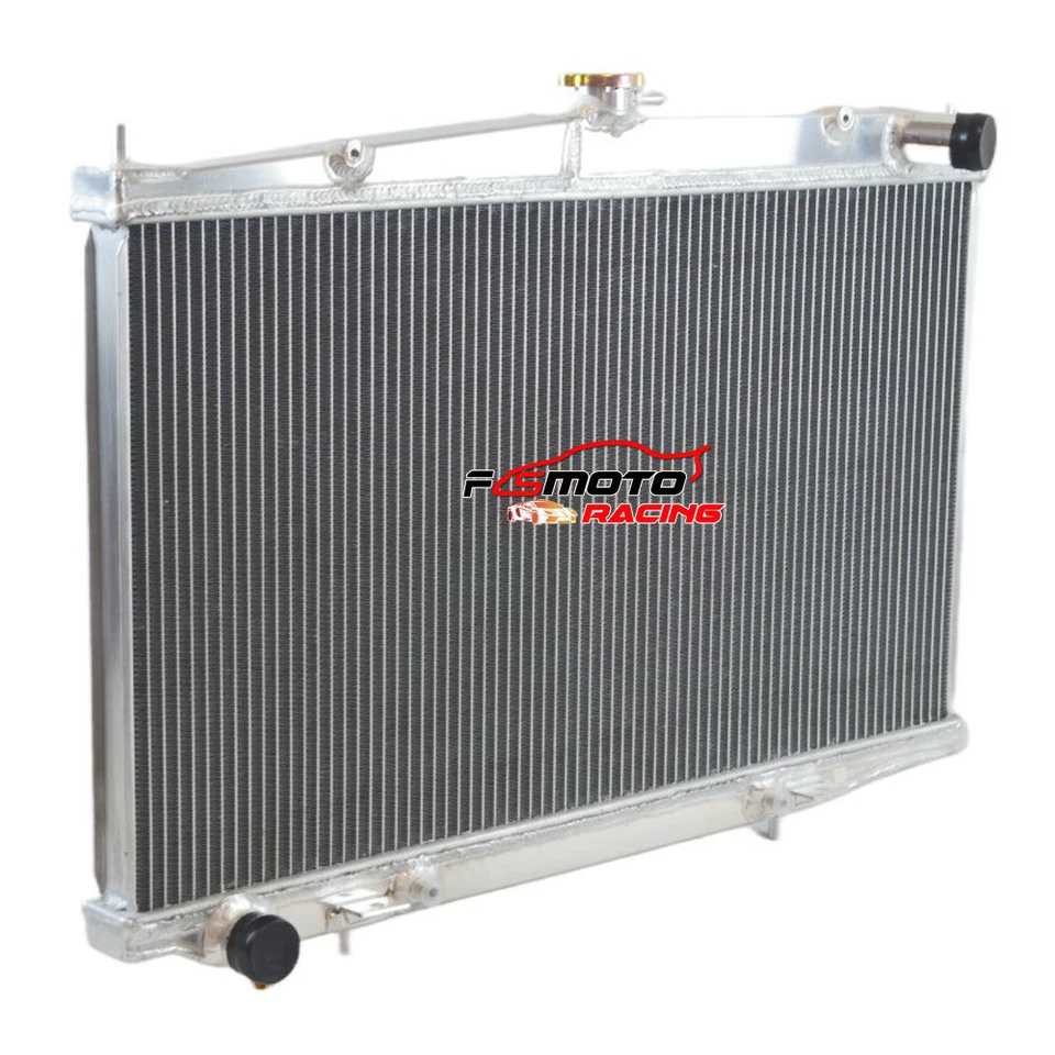 Radiador de aluminio para Nissan Altima 1993-2001 1999 1998 1997 2000 2,4 L L4 AT Foto 3 de 4