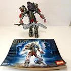 LEGO Bionicle 8593 Makuta Figure Incomplete Missing Hand w/ Manual 2003