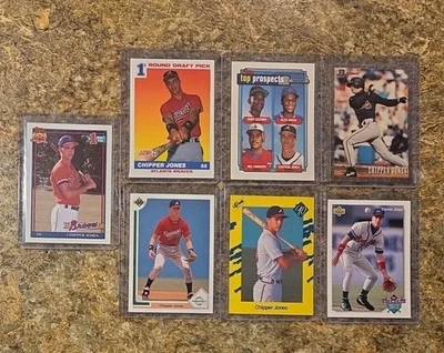 Upper Deck Chipper Jones Rookie Baseball Sports Trading Cards