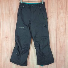 Burton Snowboards Cargo Pants Girls L Black Insulated Water Resistant Outdoor