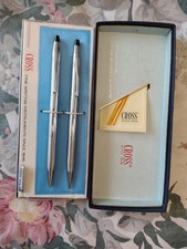 Cross Chrome Ball Point Pen 0.9mm Pencil
