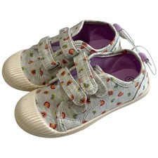Cat  Jack Parker Shoes Kids Adjustable Hook  Loop Gray Rainbows Size 11