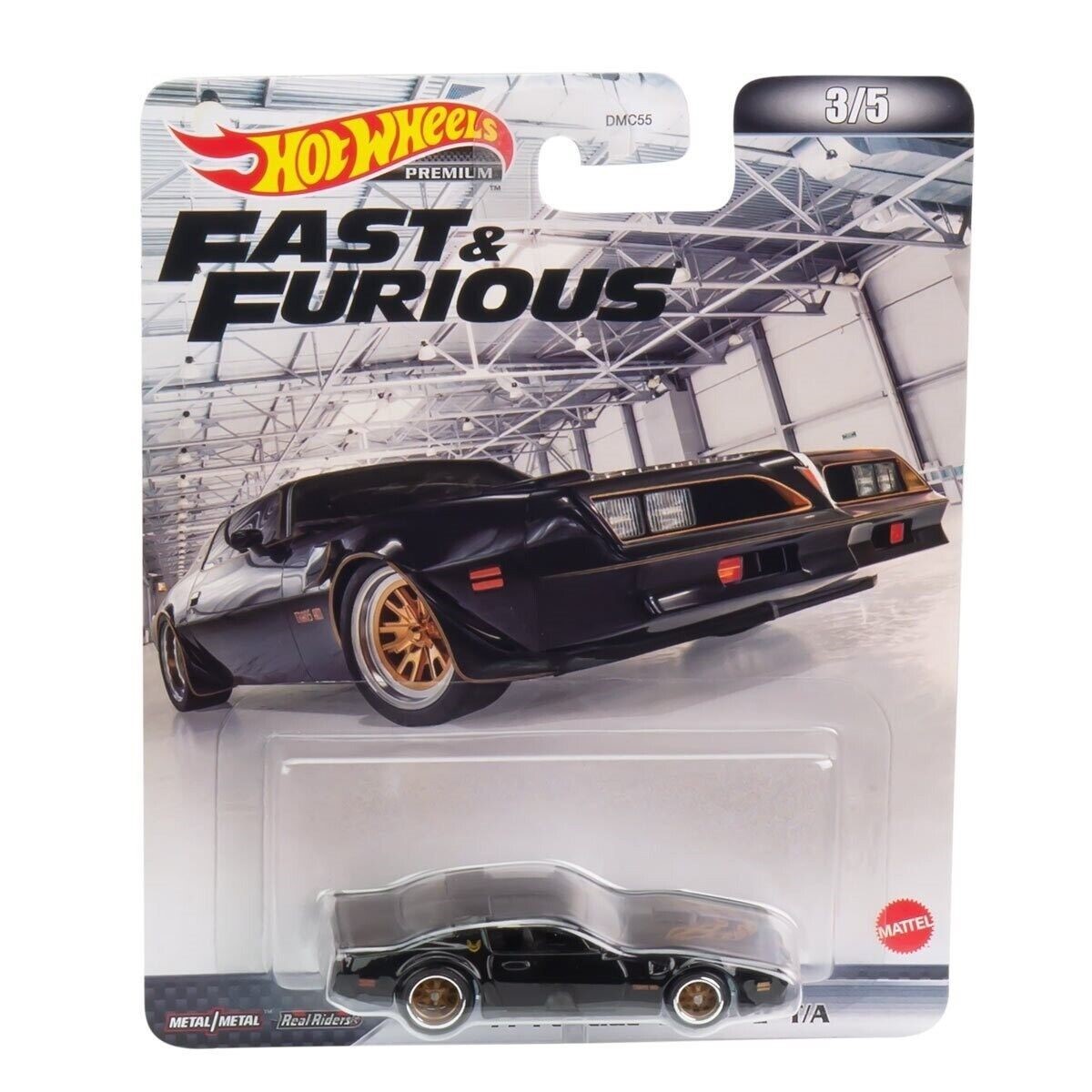 Hot Wheels 1:64 Fast & Furious 1977 Pontiac Firebird T/A Bla