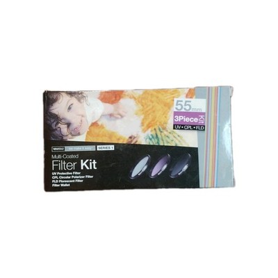 NEW: 3-Piece Multi-Coated HD UV CPL FLD Filter Set with Carry Pouch