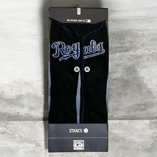 NEW Stance MLB KANSAS CITY ROYALS Jersey Stadium Socks Size Large 9-12