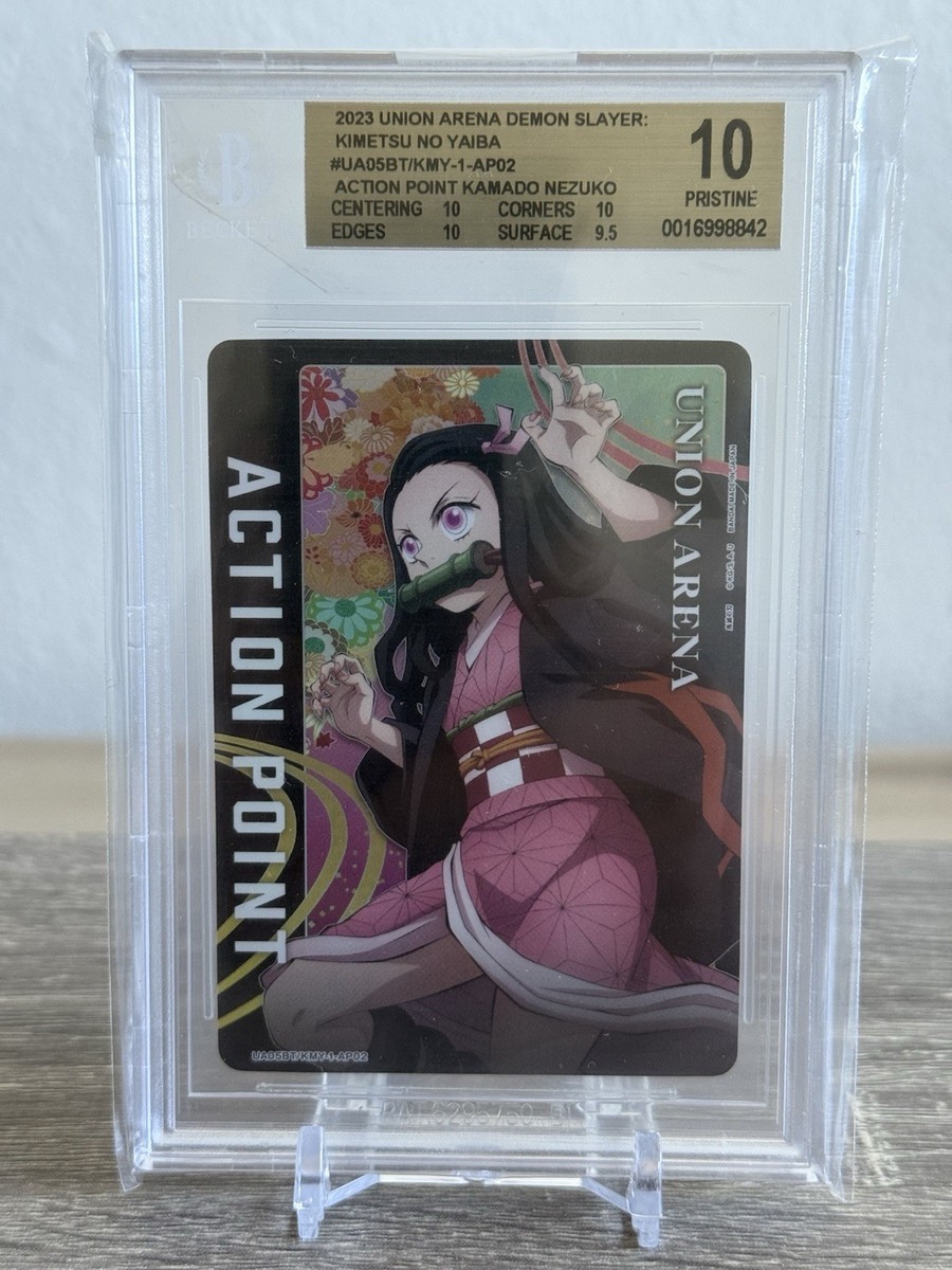 union arena graded cards BGS 10 Union Arena Nezuko Kamado Action Point
