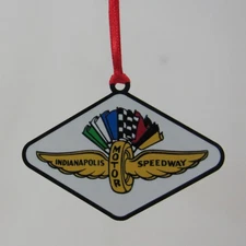 Indianapolis Motor Speedway Logo Ornament Holiday Christmas Metal IMS Indy 500