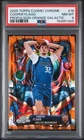 2025 TOPPS COSMIC CHROME PROPULSION ORANGE GALACTIC #16 COOPER FLAGG 25/25 PSA 8