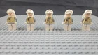 Lego Star Wars sw0167 Hoth Rebel Light Nougat Head White Visor (Ships Saturday)