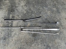 68-72 Gto 442 Chevelle Skylark Front Windshield Wiper Arms Stainless Original
