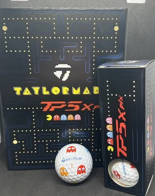 Brand New Taylormade TP5x PAC-MAN Logo Golf Ball