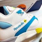 *NEW IN BOX*  Reebok Court Victory Pump Michael Chang US 10  Blue Neon Yellow — photo 3