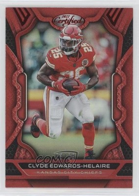 2022 Certified Mirror Red 3/99 Clyde Edwards-Helaire #47 12v9