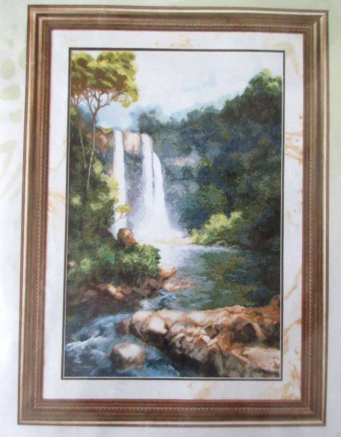 NEW Charivna Mit Counted Cross-Stitch Kit M-106 Waterfall Sc