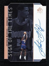 1998-99 SP Authentic Sign of the Times Bronze Antonio McDyess #AM Auto 2d0
