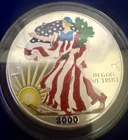 4 Coins 2000 American eagle walking liberty 1oz-.999 Silver Dollar Uncirculated