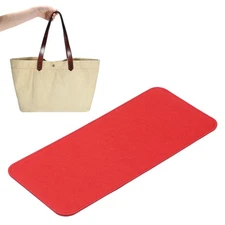 15x7 Inch Felt Base Shaper Bag Bottom Shaper Pad Purse Liner Red