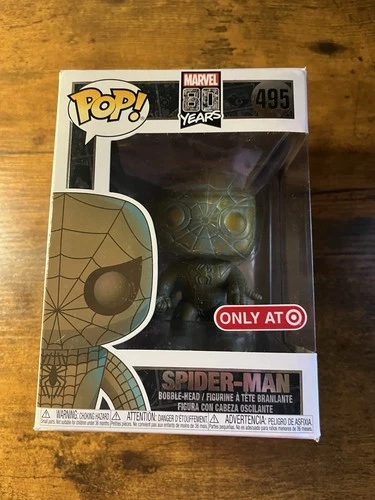 Funko Pop! Vinyl Figure Marvel Spider-Man Patina Target Exclusive #495