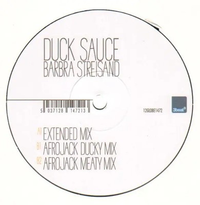 Duck Sauce Barbra Streisand Vinyl Single 12inch NEW OVP Globe Records
