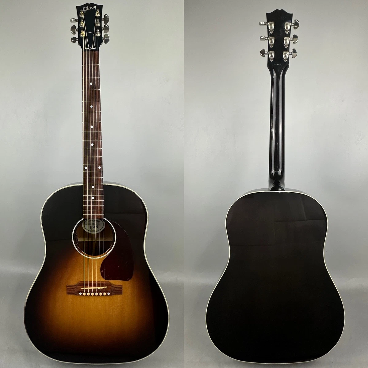Guitarra eléctrica acústica Gibson J-45 Standard 2021 vintage Sunburst con es...
