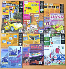 Lot of 6 Nintendo 64 Instruction Manual Booklet  Box Art N64 No Cartridge