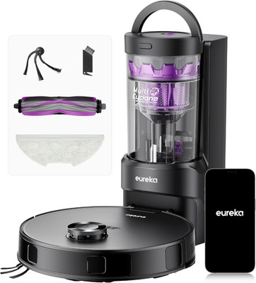 E20 Evo Plus Robot Vacuum & Mop, Self-Emptying, 10,000Pa Suction, App Control
