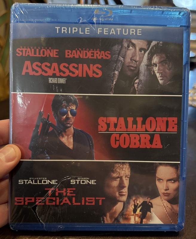 Sylvester Stallone Triple Feature (Blu-ray Disc, 2012) *Brand New* *See Pics*