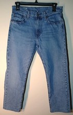 Levi's 502 Men's Regular Jeans Tapered Flex Fit Denim Size 29x30 Big E