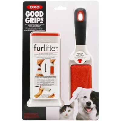 Oxo Good Grips FurLifter selbstreinigende Tierhaar Kleiderbürste für Kleidung