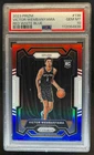 2023-24 Prizm Victor Wembanyama RC Prizm Red White and Blue #136 Spurs PSA 10