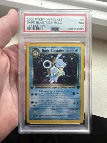 2000 Dark Blastoise 1st Edition Holo Psa 7 NM
