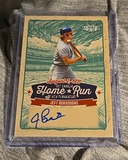 2025 Leaf Lumber 1st Home Run Jeff Burroughs autograph 2/4 WASHINGTON SENATORS 