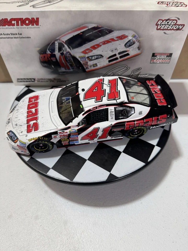 Pneu Reed Sorensen #41 desconto Nashville Win 2005 1/24 Nascar fundido - Imagem 2 de 4