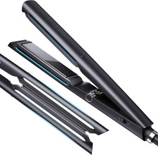 2.0 Flat Iron Hair Straightener for Women - 1  Long Ceramic Professional 2 in 1