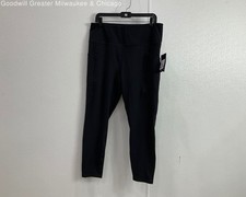 NWT Reebok Black Women's Leggings Size 7/8