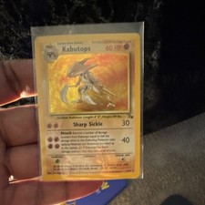 Pokémon Kabutops Holo Rare Fossil Stage 2 60 HP Card 9/62 1999 English TCG
