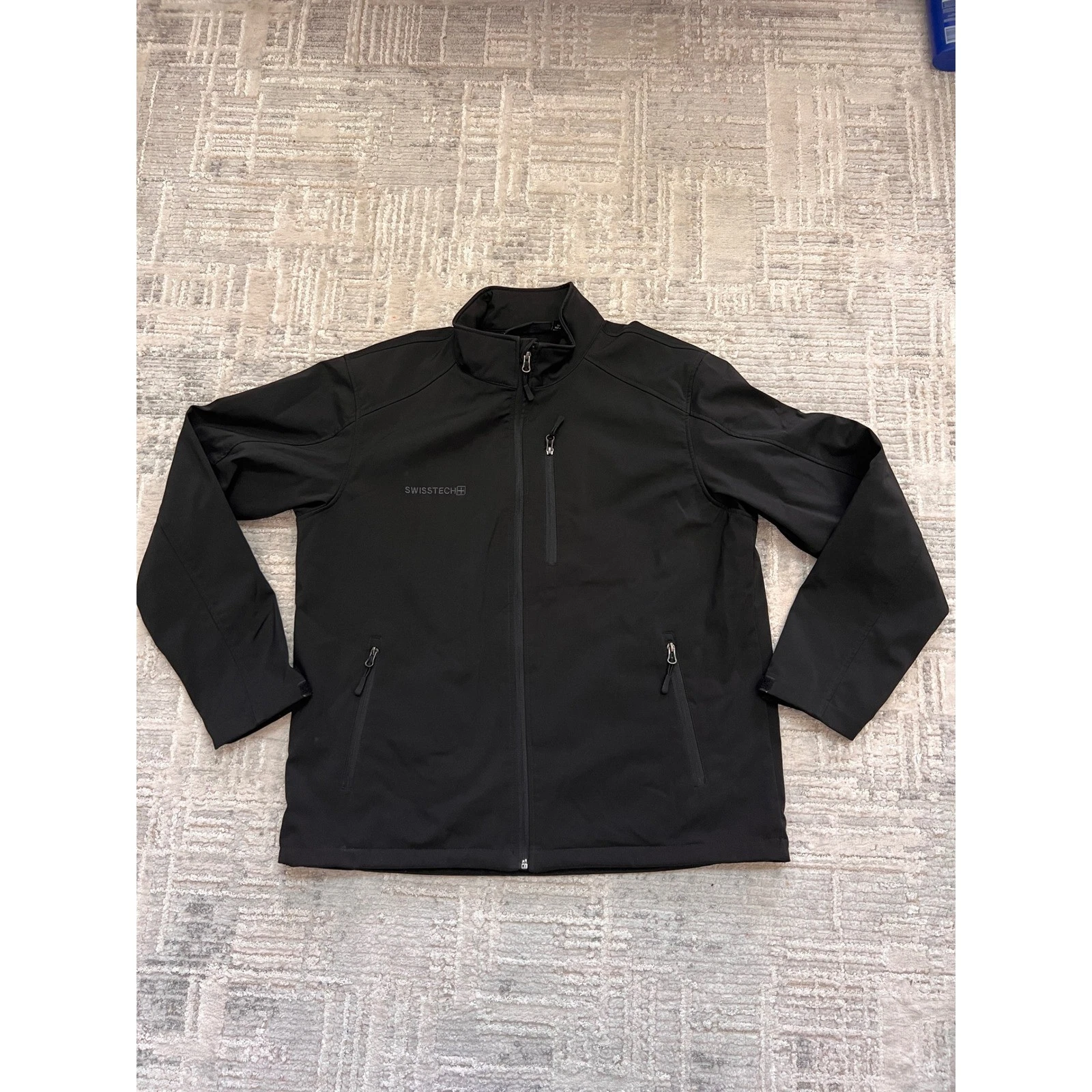 Swiss Tech Mens Black Full Zip Jacket L/G 42-44