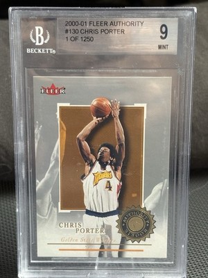 2000-01 Fleer Authority - Authority Rookie Chris Porter #130  #1/1250