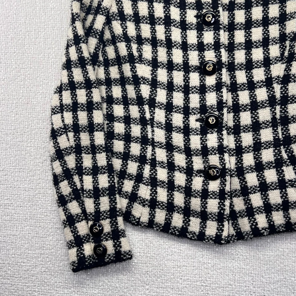 Костюм женский St. John Collection трикотажная юбка размер 8 черно-белый карьерный - Изображение 4 из 4