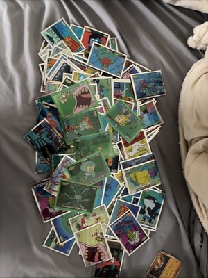 SpongeBob Topp Chrome 25th Anniversary Bulk Lot With Some Green Refractors