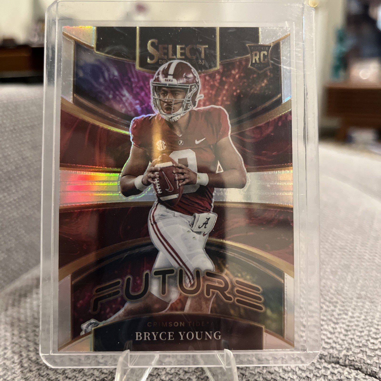 2023 Panini Select Draft Picks - Future Bryce Young Silver Prizm (RC) ROOKIE