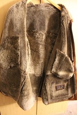 ATWARDSON HERREN LAMMFELL LEDERJACKE/KURZMANTEL GR.48 NUBUK BRAUN, NEUWERTIG!TOP