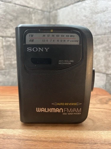 Sony Walkman WM-FX301 Radio AM/FM Cassette Player Tested Works, Fully Functional