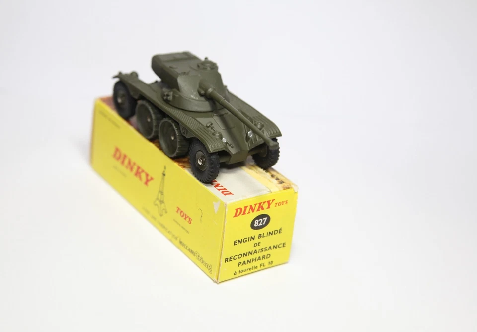 Coche blindado French Dinky 827 Panhard FL 10 en caja original - casi como nuevo de colección Foto 4 de 4