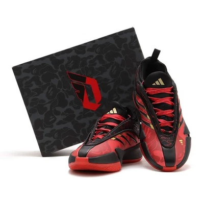 BAPE adidas Dame 9 Black Red Sneaker Schuhe Camouflage Camo 42 42.5 US 9 IH0786 - Bild 1 von 4