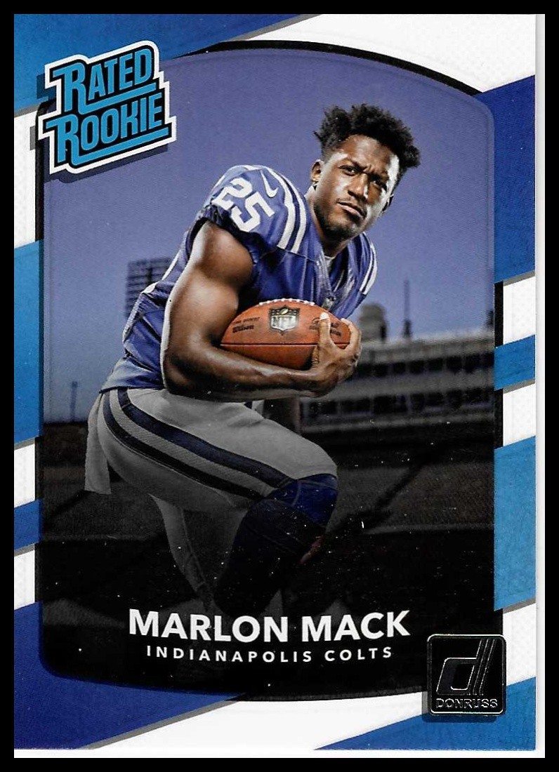 2017 Donruss #302 Marlon Mack