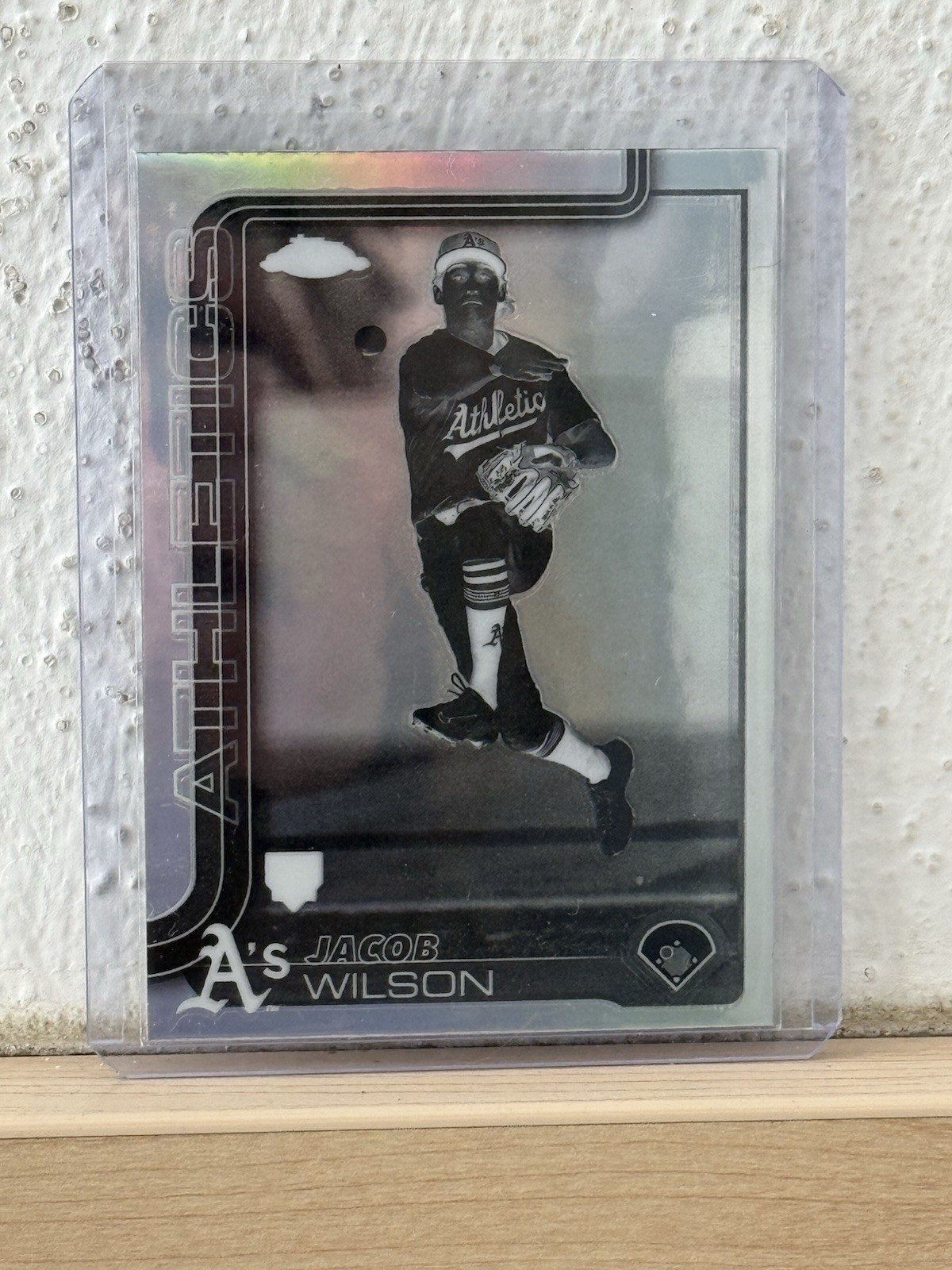 2025 Topps Chrome - Jacob Wilson Negative Refractor Rookie #96 (RC)