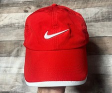 Nike One Golf Hat Adult Red Adjustable Activewear Sportswear Lightweight