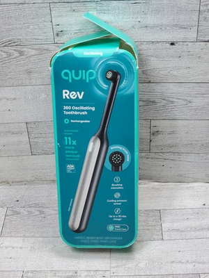 #ad #ad Quip Rev 360 Oscillating Rechargeable Electric Toothbrush with Timer *OPEN BOX $19.32