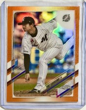 2021 Topps Nippon Pro Chrome  - Yuki Karakawa #196 Orange Refractor /25